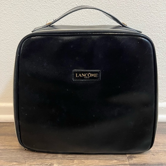 Lancome Holiday 2017 Beauty Collection Cosmetic Train Makeup Case Black Travel - Picture 1 of 14